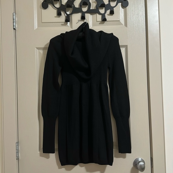 Aritzia cowl neck knitted dress mini - Picture 1 of 9